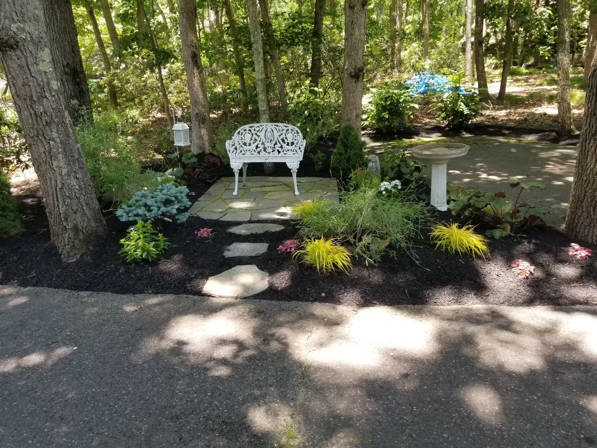 Blue Stone Patio and Walkway